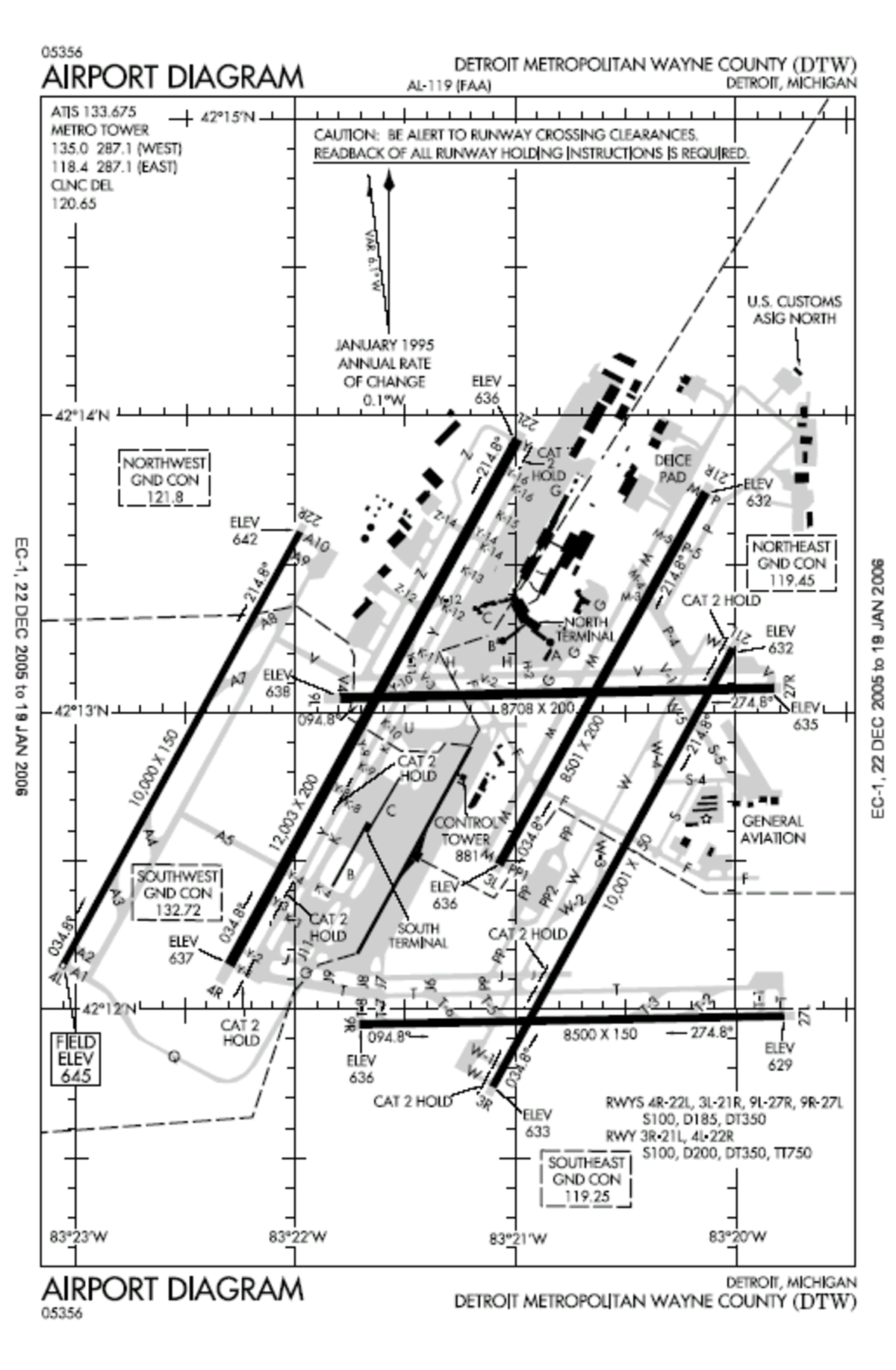Aéroport métropolitain de Détroit