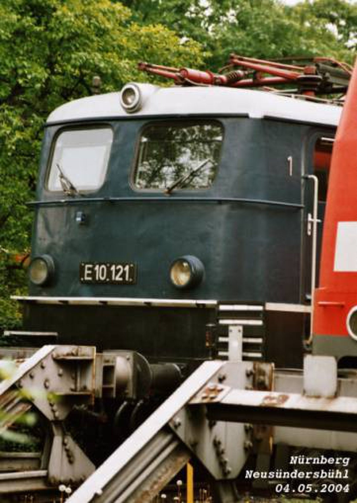 Locomotive E10 121 à Nuremberg
