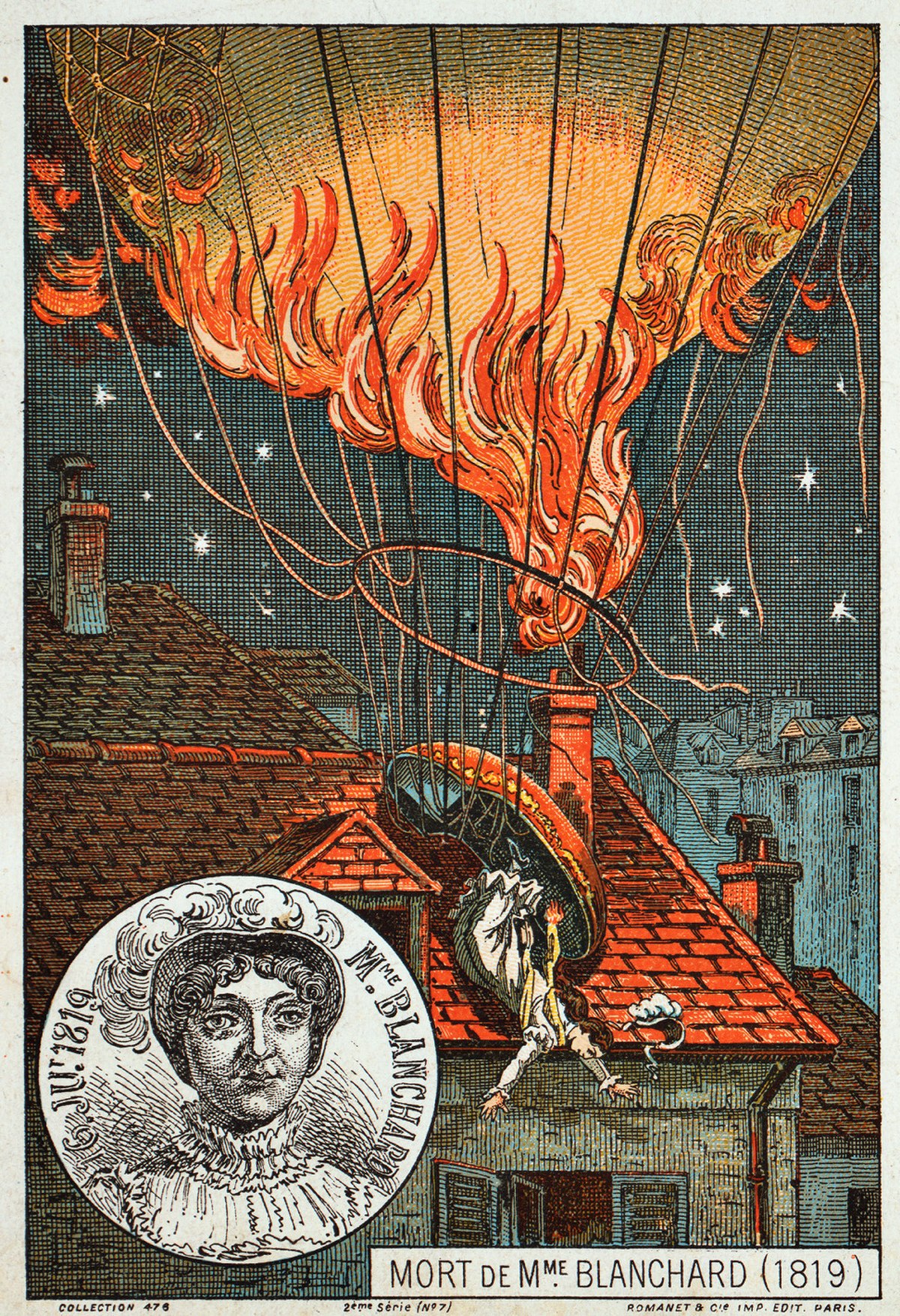 « Mort de Mme Blanchard (1819) »