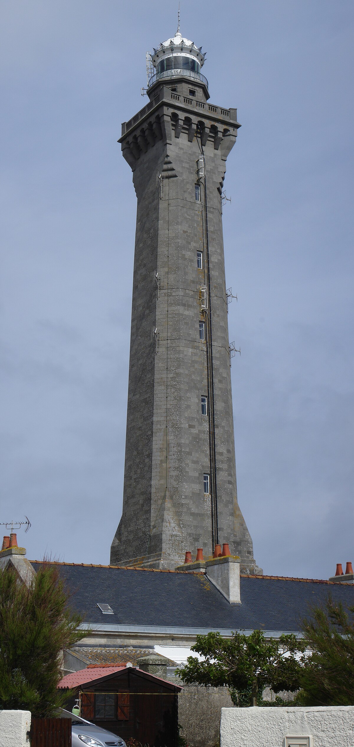 Façade ouest du phare.