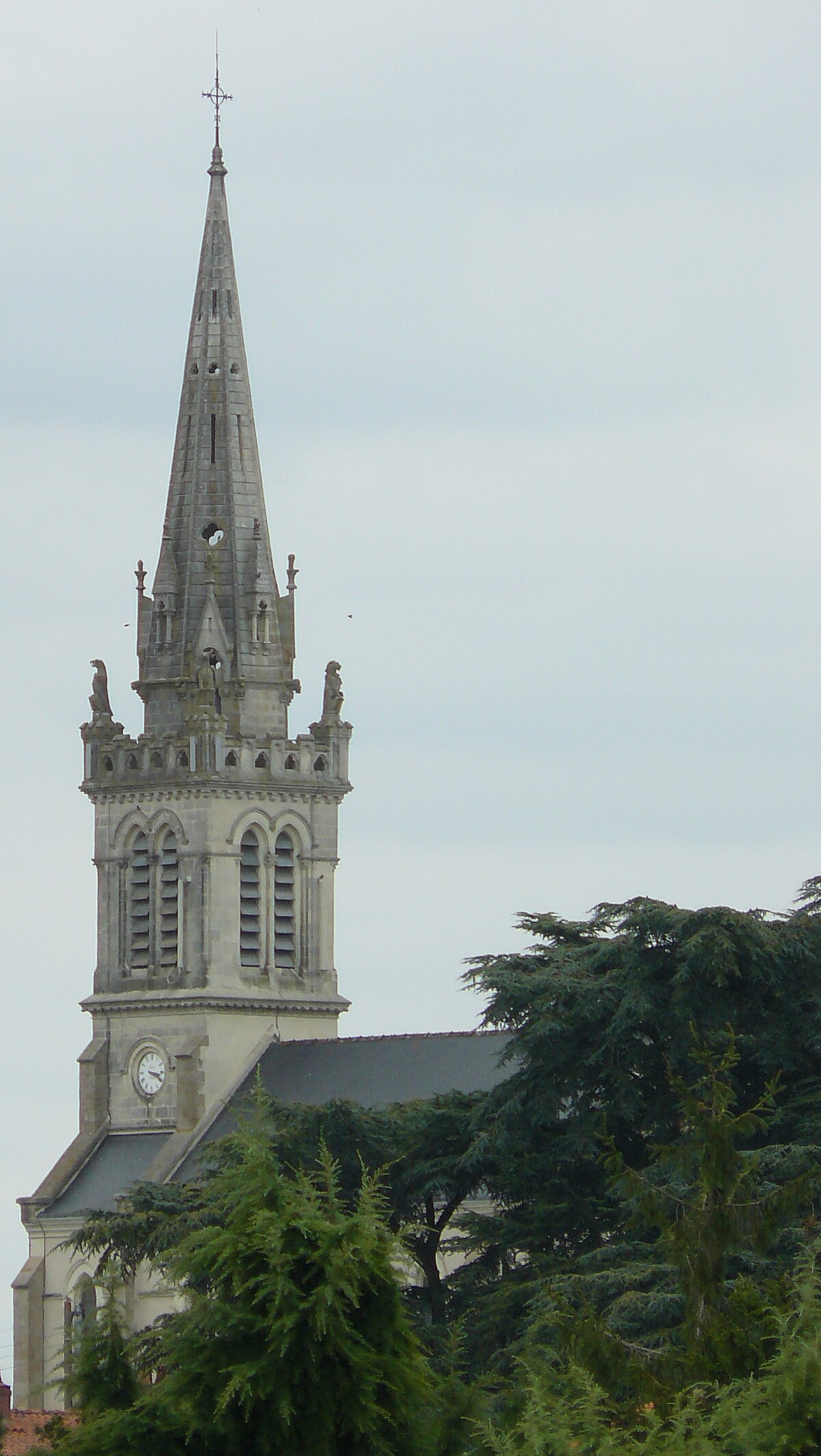 Clocher de l'église de Gorges