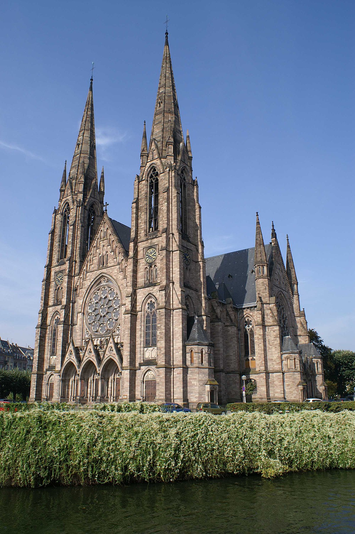 Façade de l'Église Saint-Paul de Strasbourg