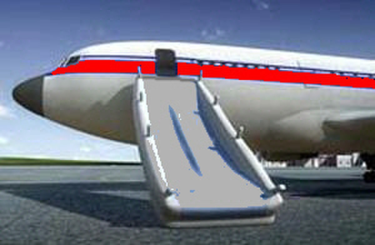 Toboggan d'évacuation