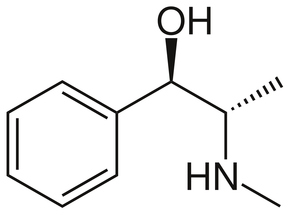Structure de l'éphédrine