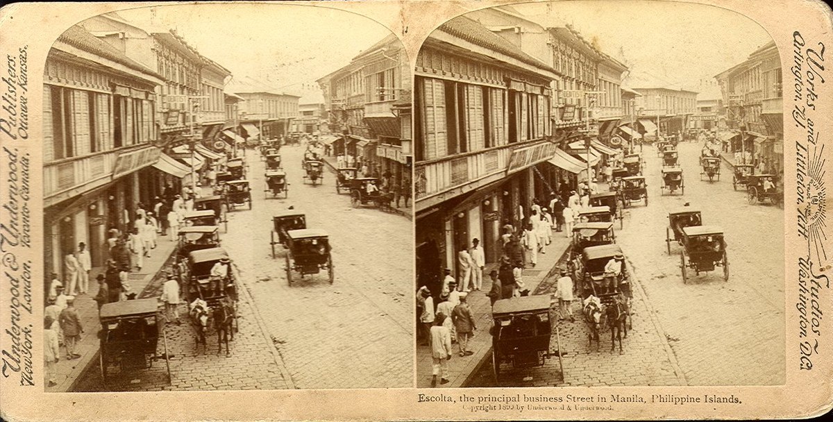 La rue commerciale principale, en 1899