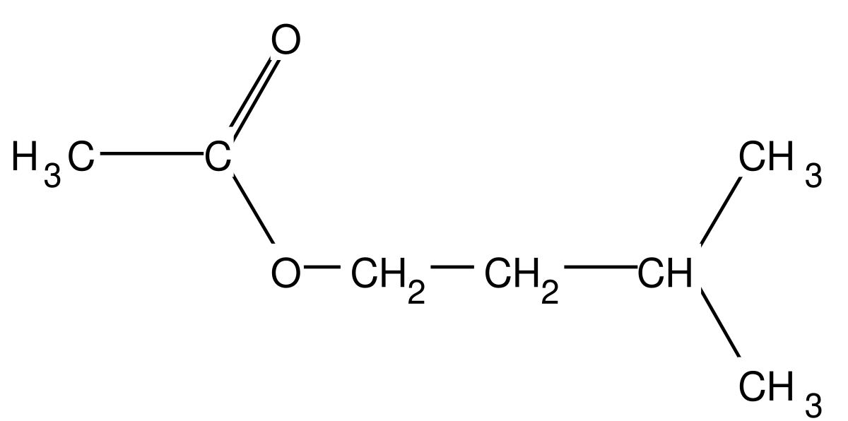 Ethanoate d'isopentyle.svg