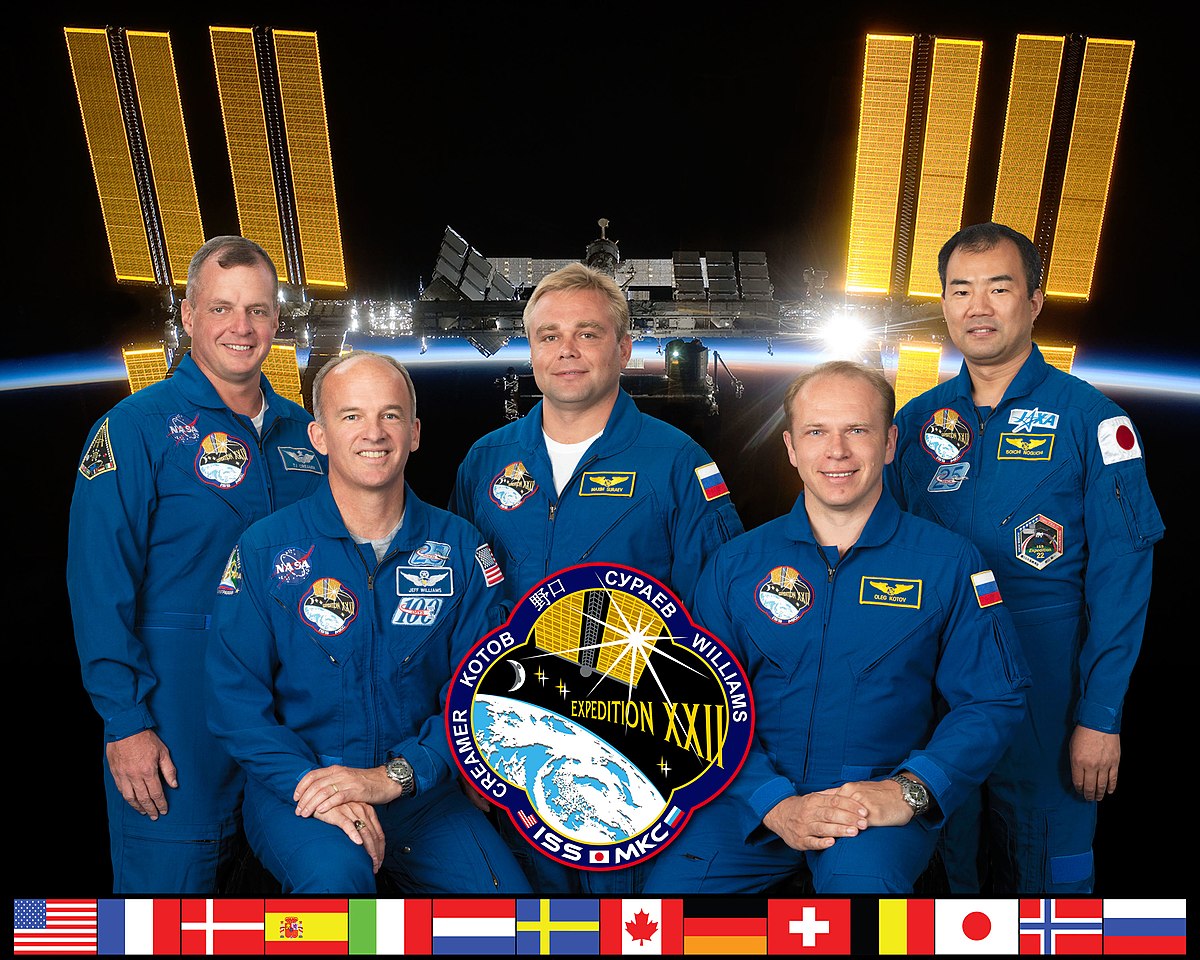 Portrait de l'équipage de l'Expédition 22