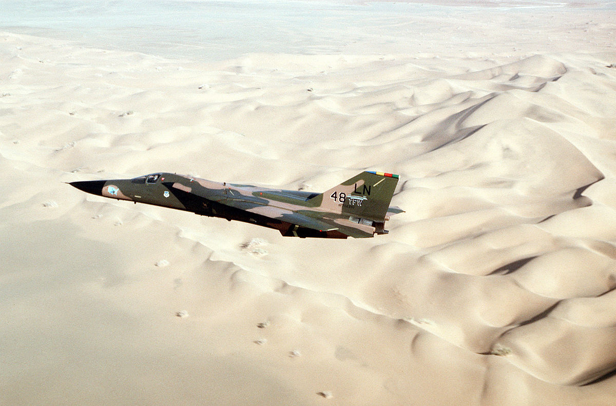 Un F-111F pendant la Guerre du Golfe