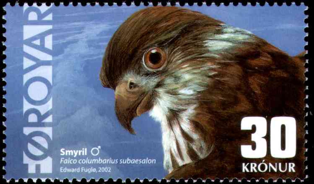 Faroe stamp 427 merlin.jpg