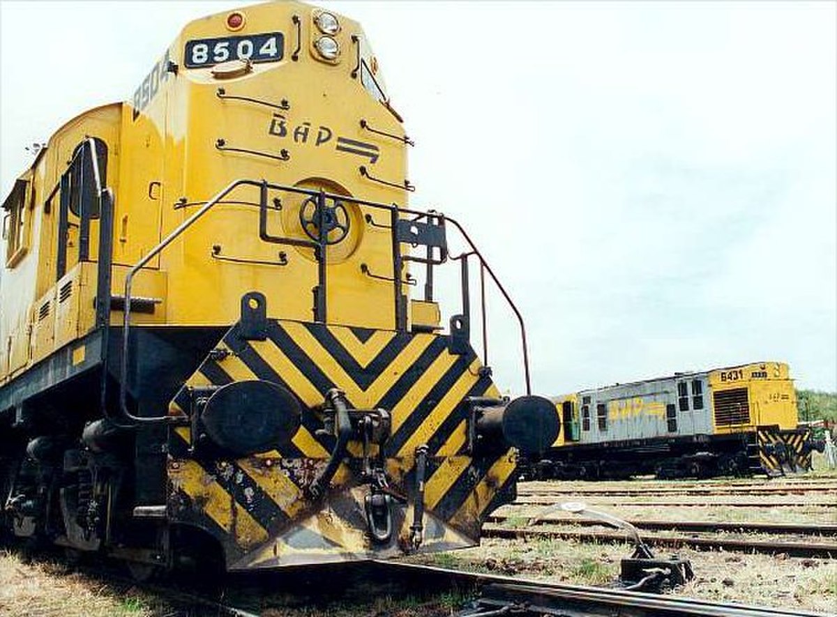 Locomotrices du BAP (ou Ferrocarril Buenos Aires al Pacífico)
