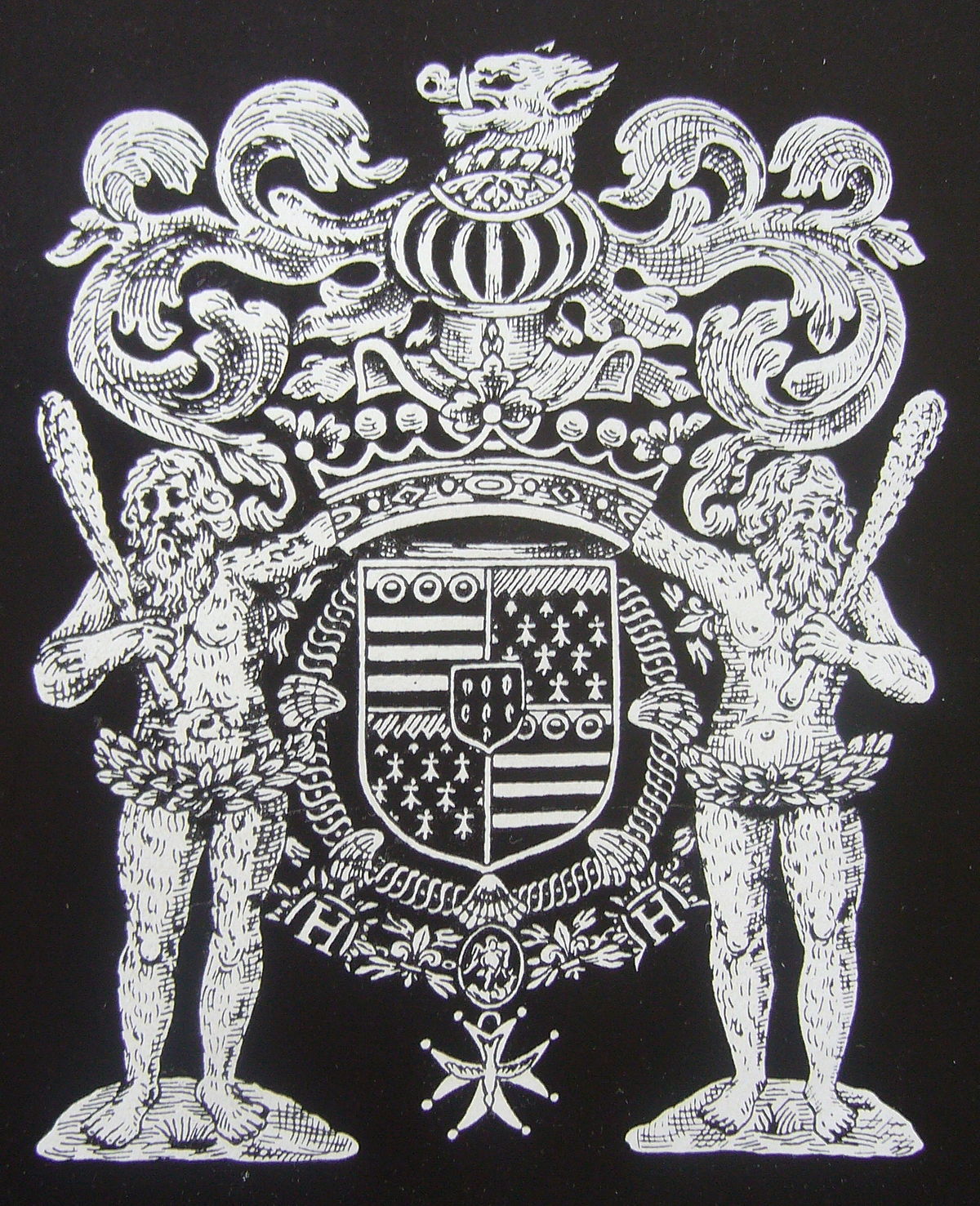 Fer de Reliure du Duc Charles Ier de la Vieuville
