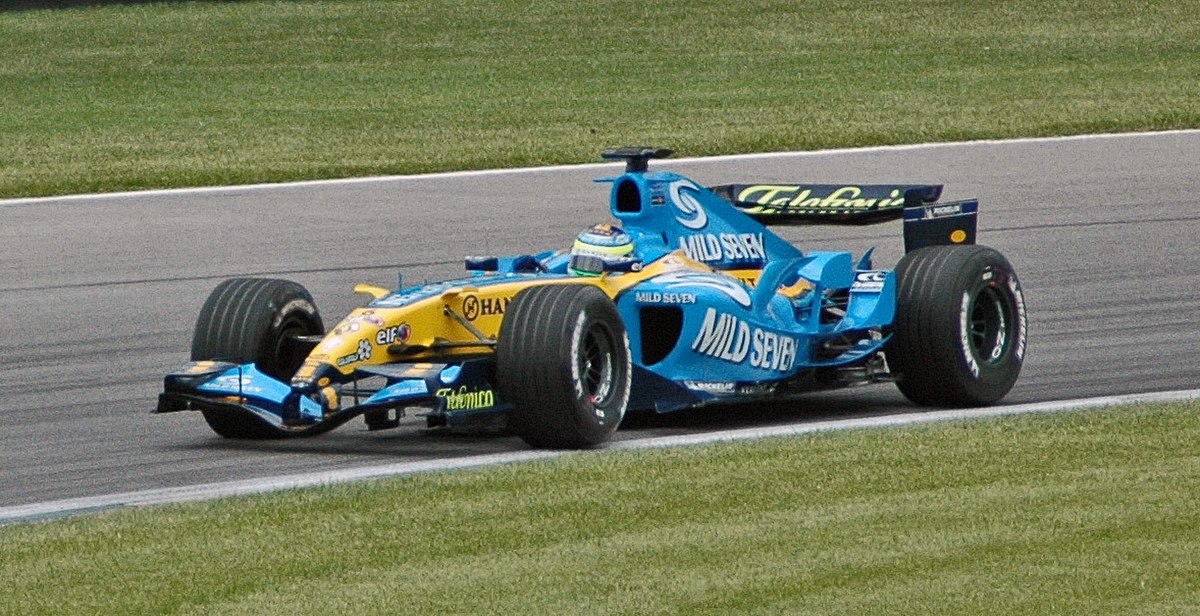 Giancarlo Fisichella au volant de la R25