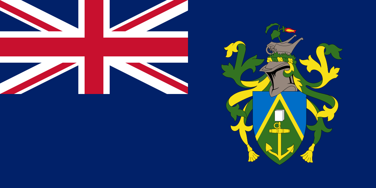 Drapeau des îles Pitcairn.