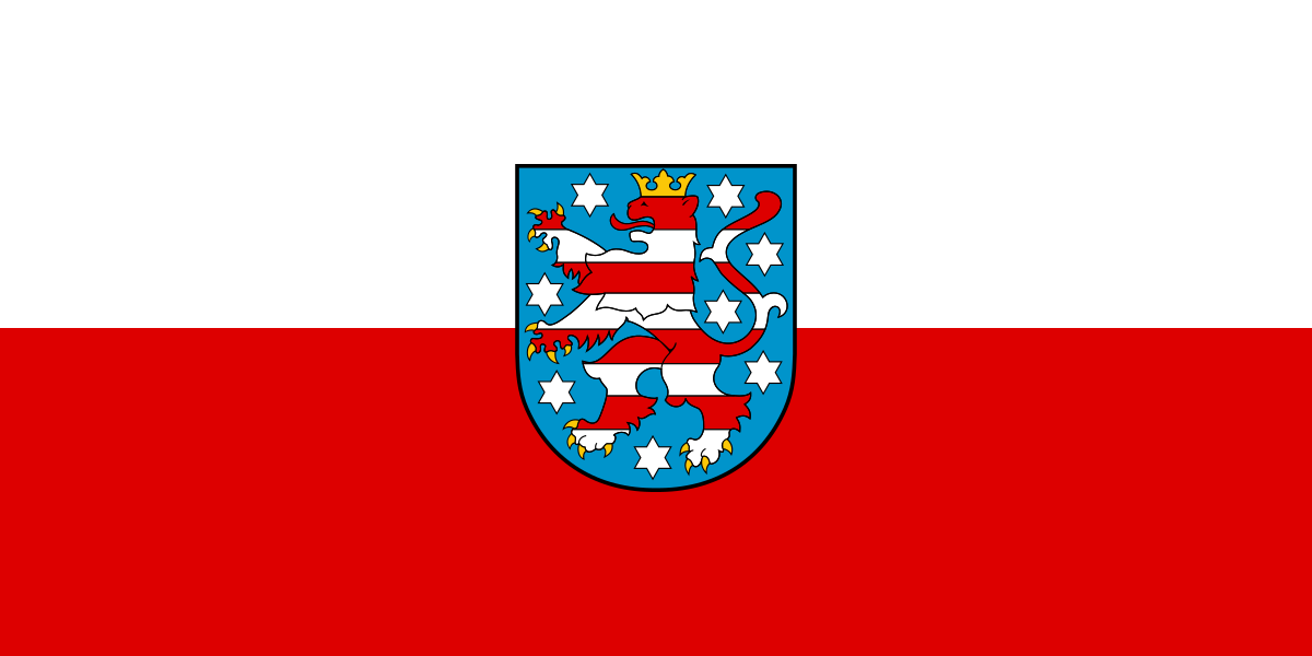 Drapeau du Land de Thuringe