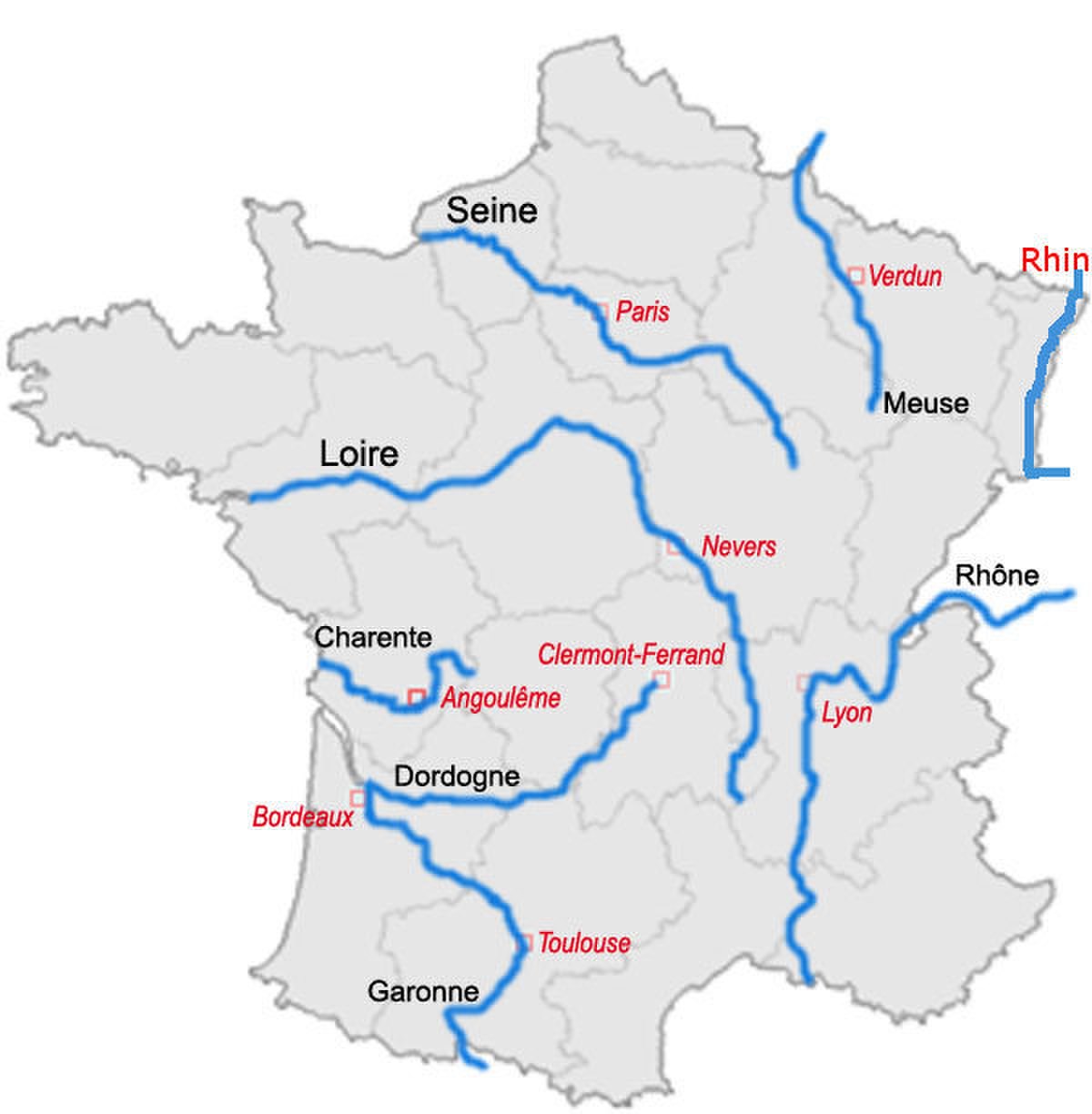 Liste des fleuves de France