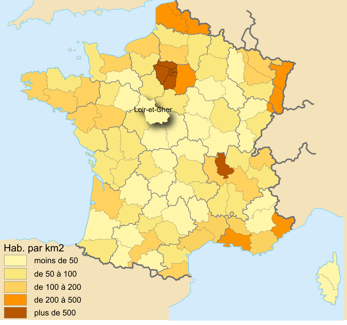Démographie du Loir-et-Cher