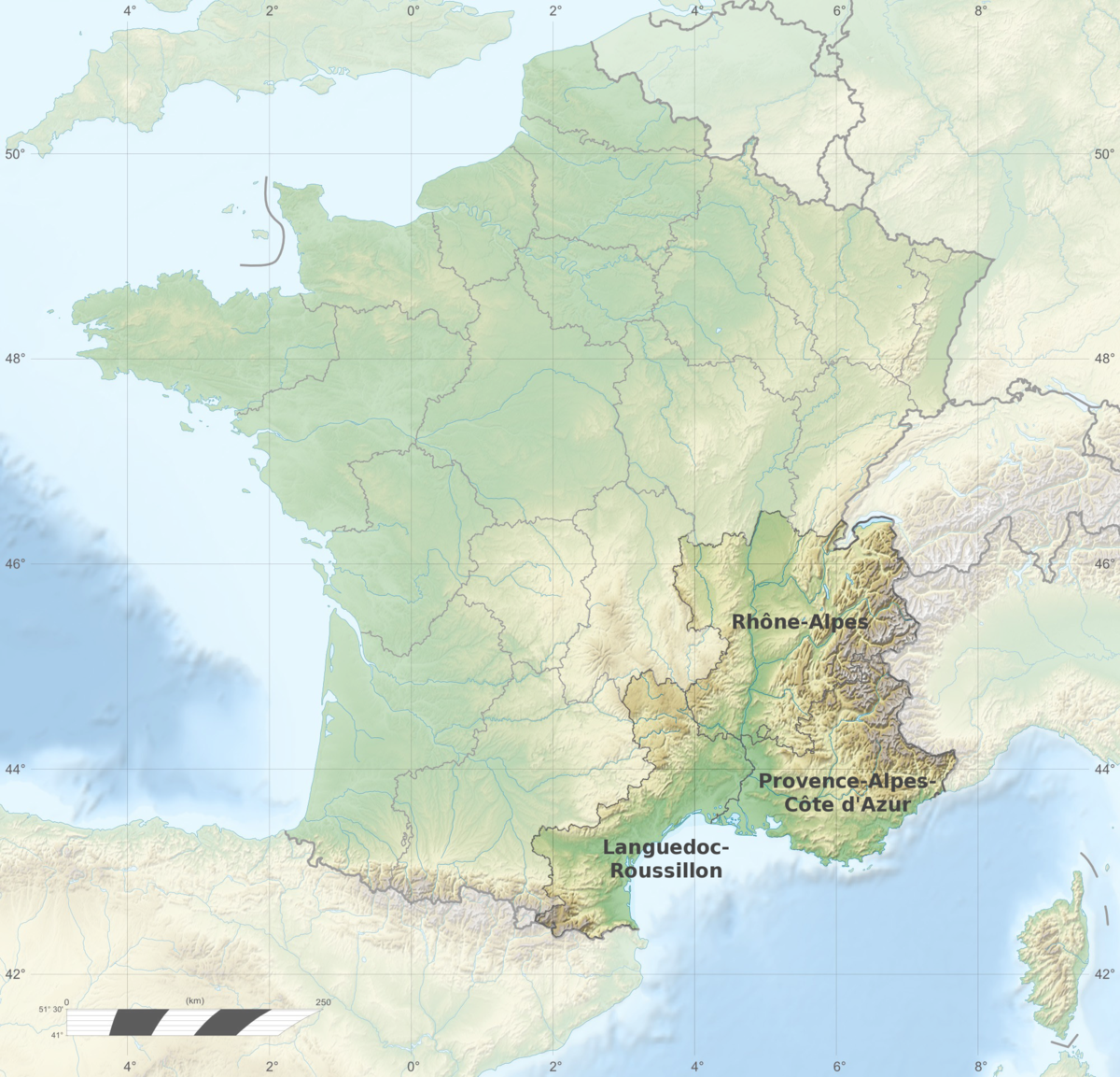 Démographie du Grand Sud-Est français