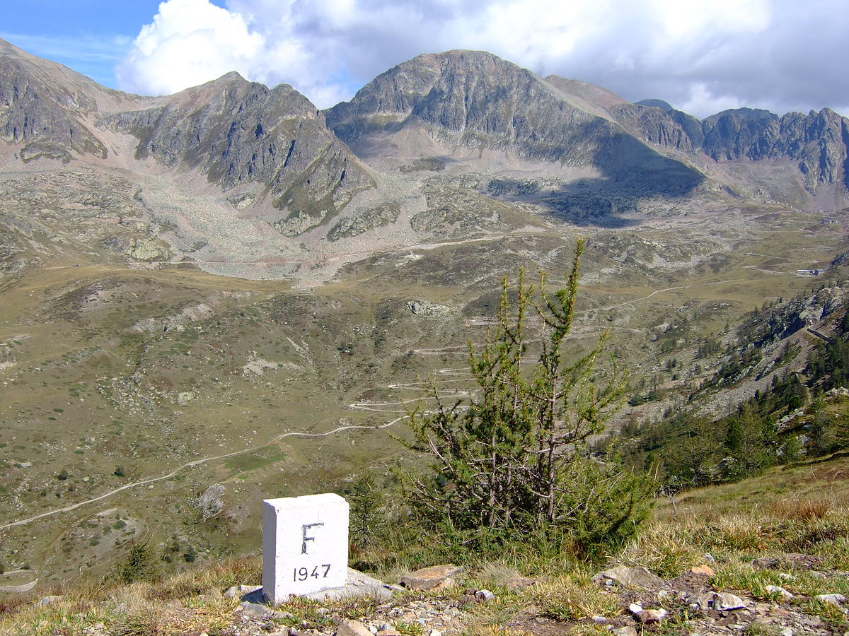 Frontière entre la France et l'Italie