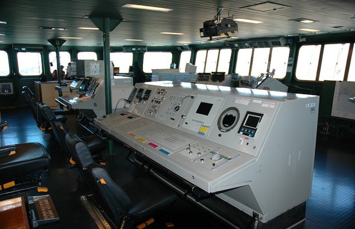 Passerelle du porte-avions Charles-de-Gaulle