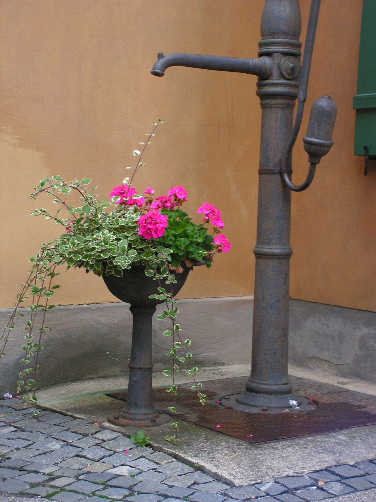 Pompe à eau à Augsburg, en Allemagne