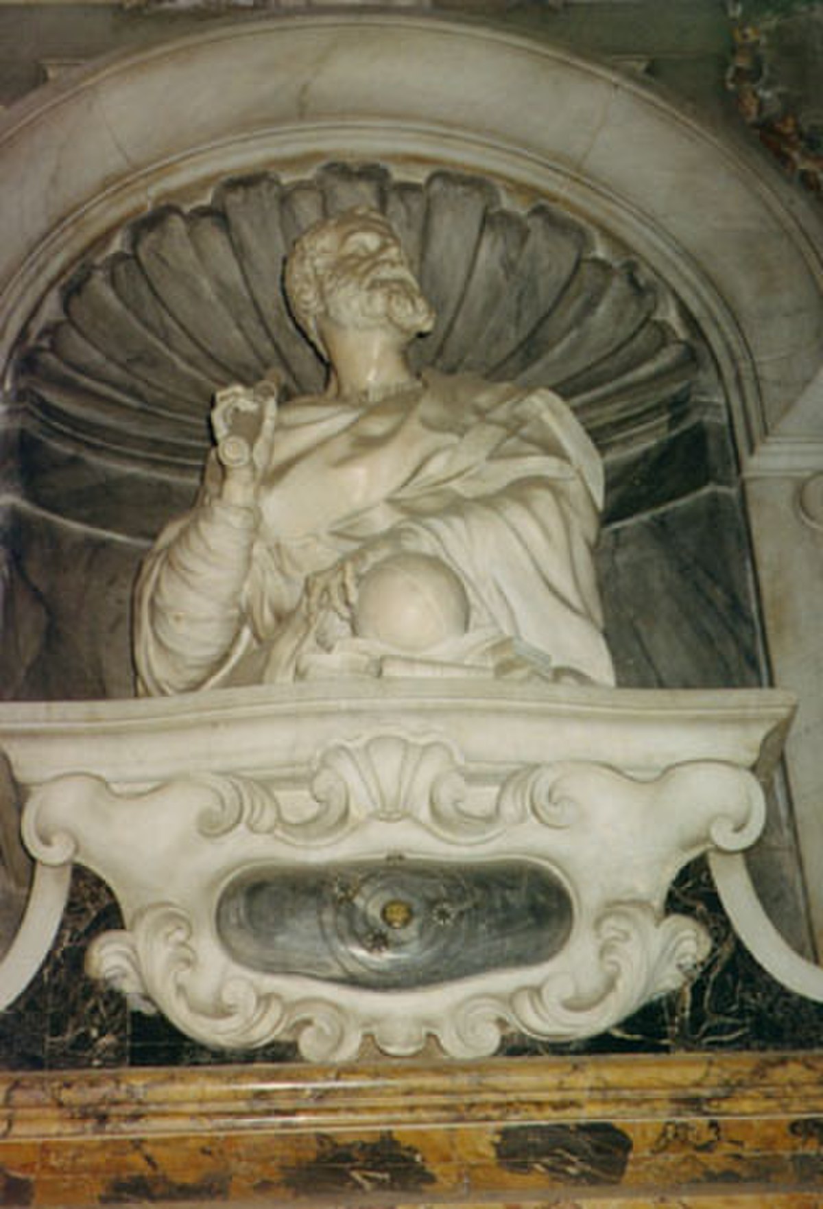 Mausolée de Galilée à l'église Santa Croce de Florence.