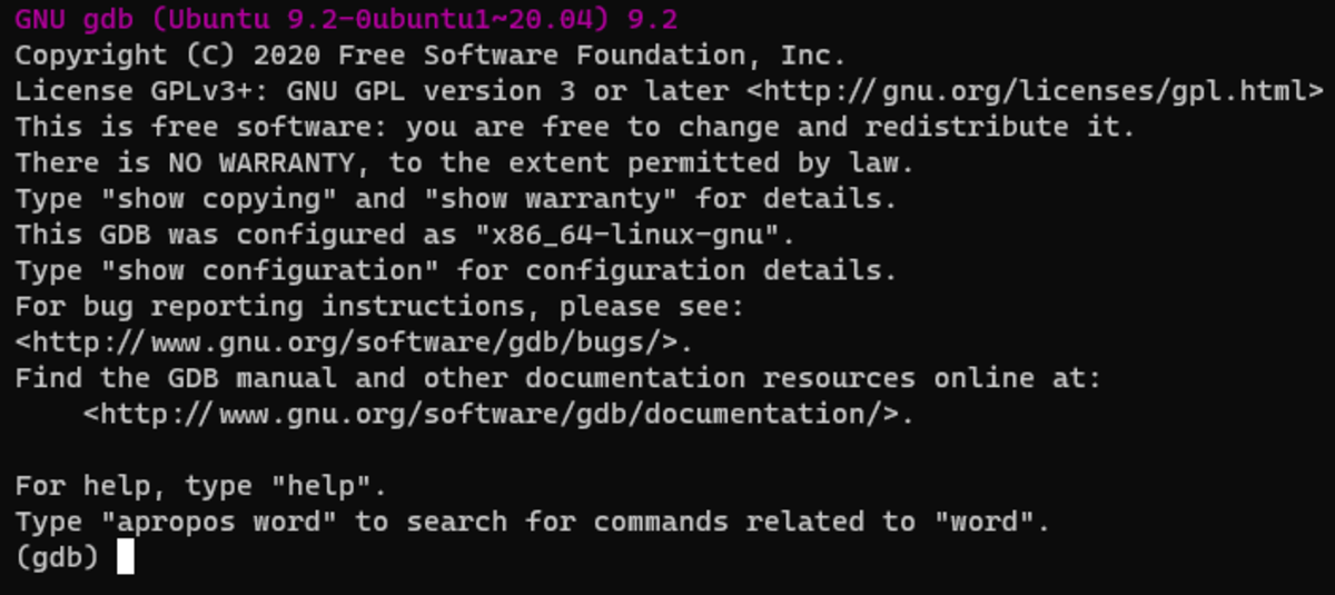 GNU Debugger