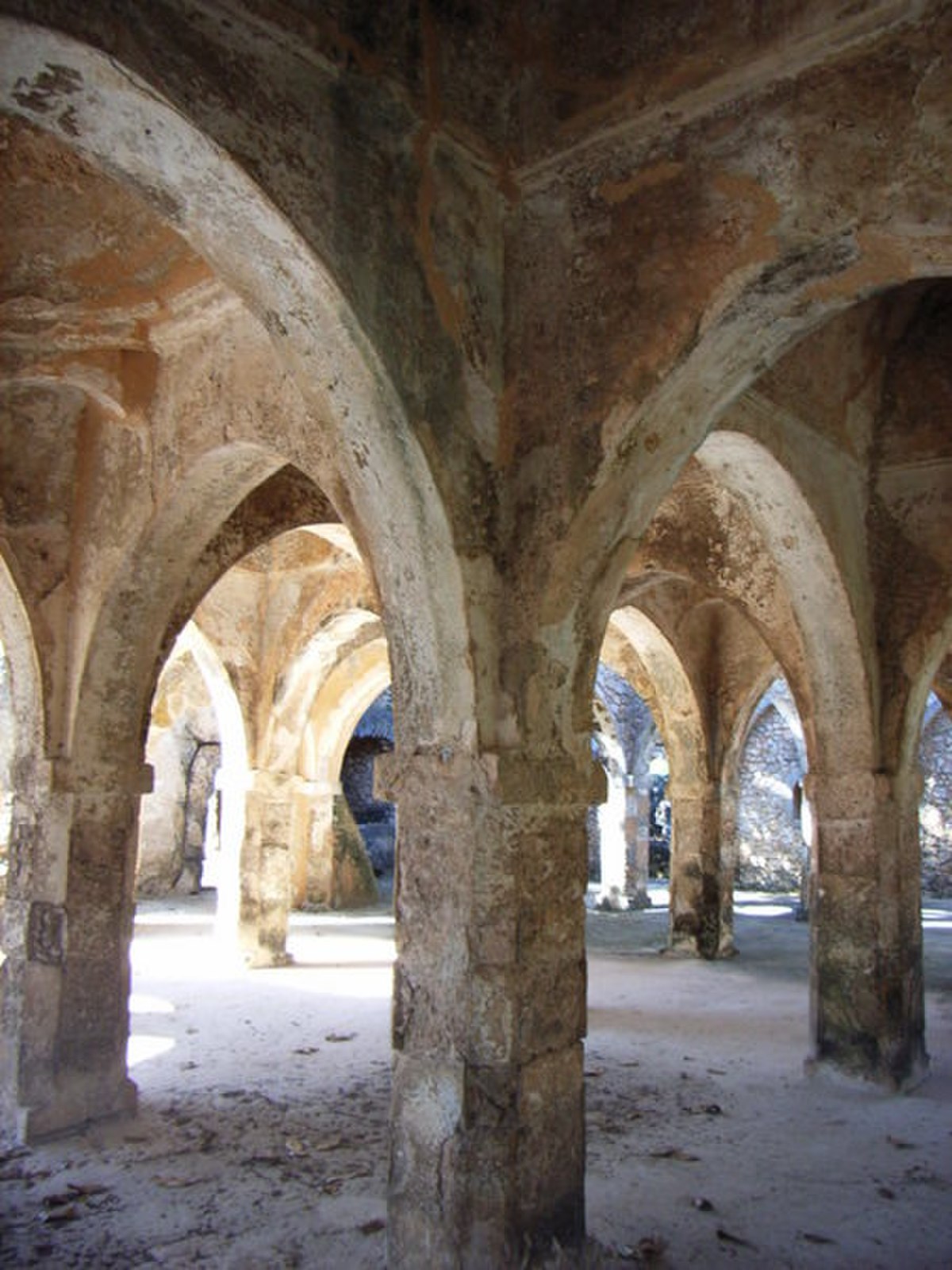 La grande mosquée de Kilwa Kisiwani