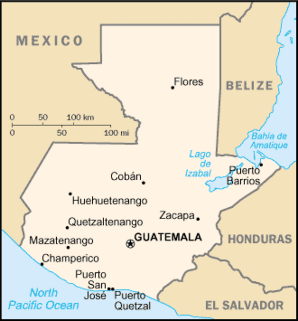 Géographie du Guatemala