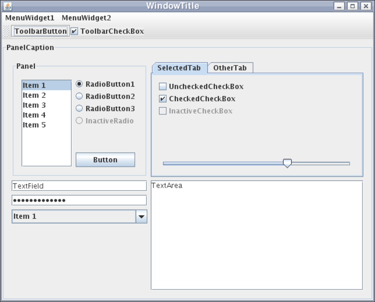 Composant d'interface graphique