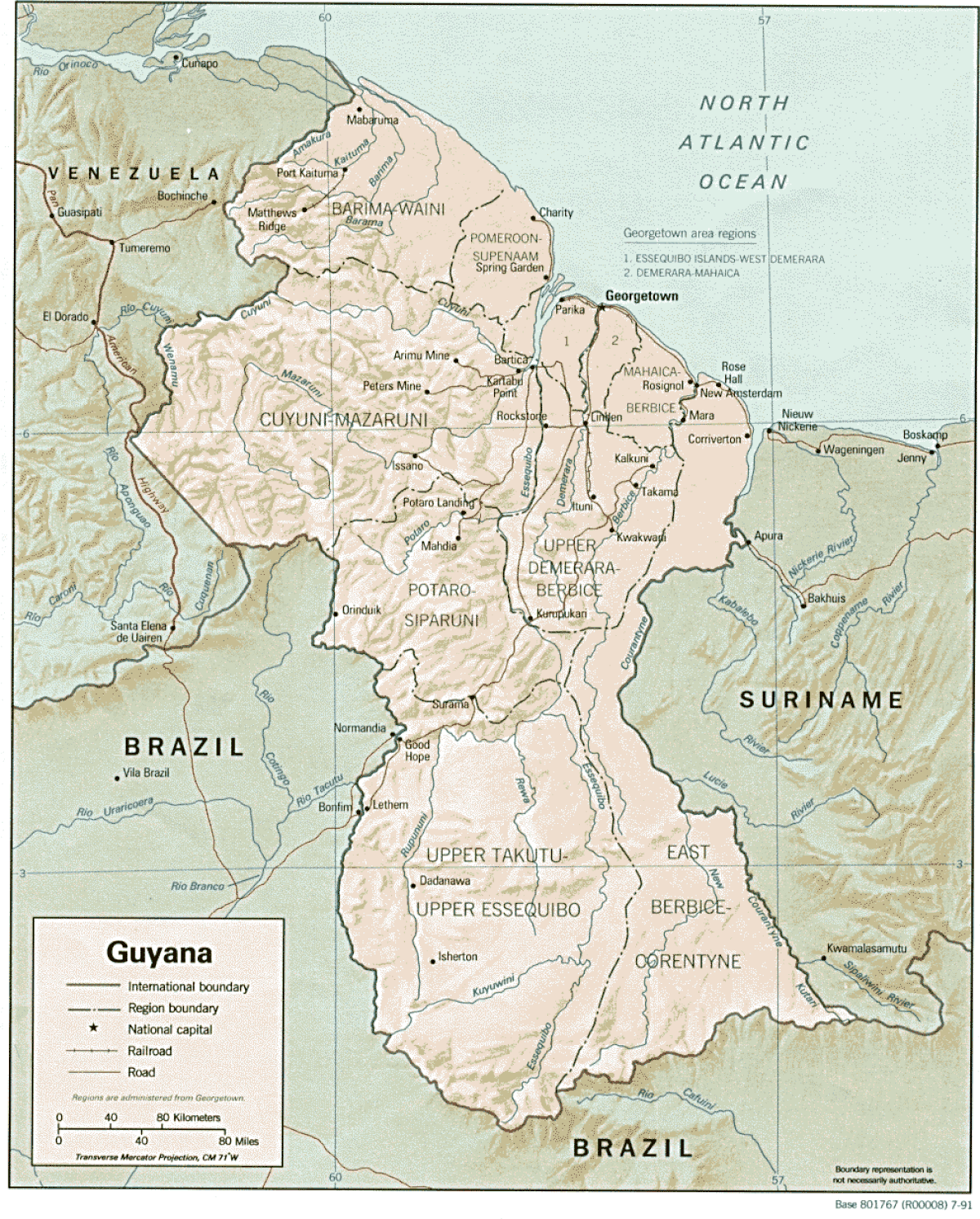 Géographie du Guyana