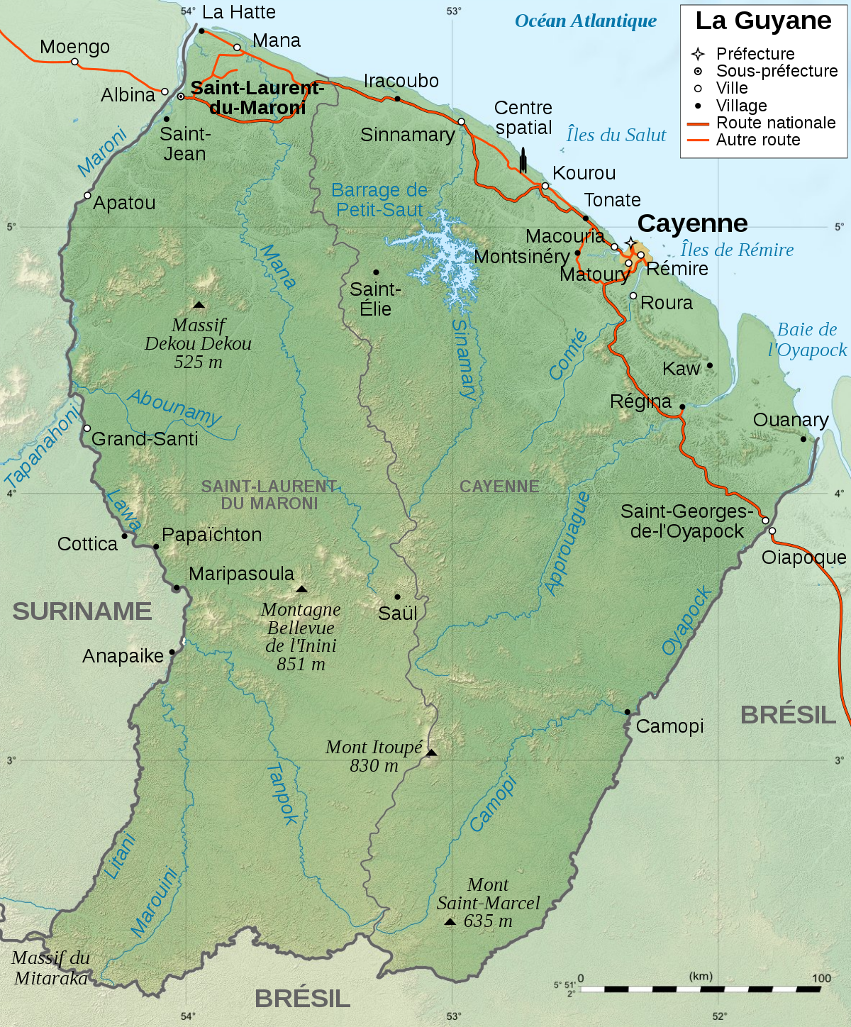 Géographie de la Guyane