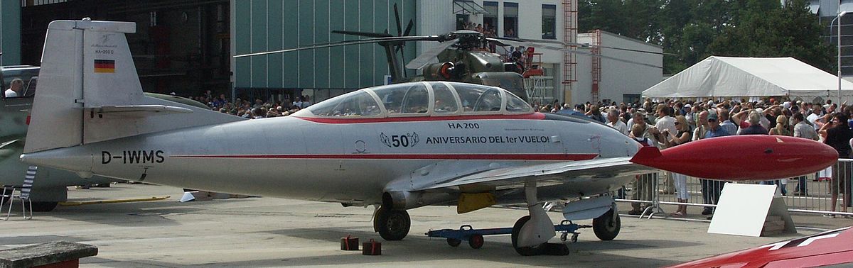 Le HA-200 d'EADS (fondation Messerschmitt)