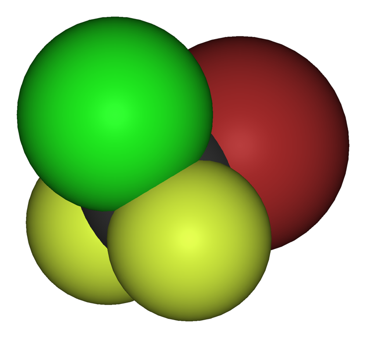 représentations du Bromochlorodifluorométhane