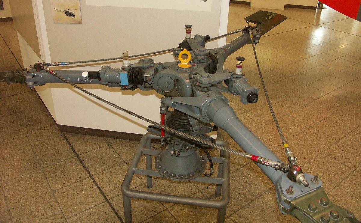 Rotor princ. de l'Alouette II au Deutsches Museum à Munich