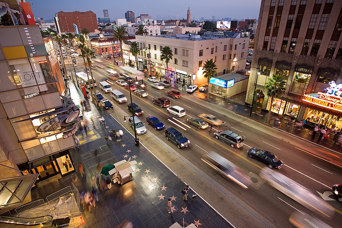 Hollywood Boulevard.