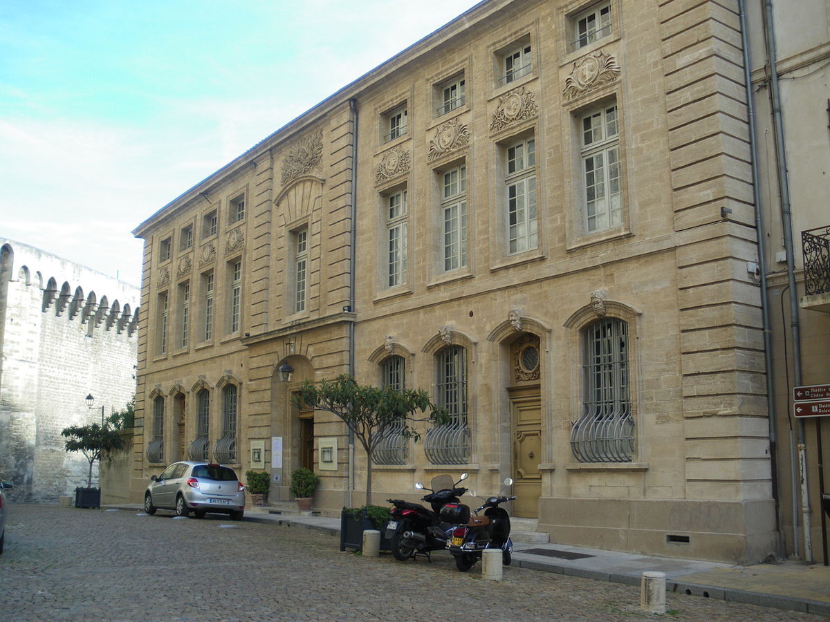 Hôtel de la Mirande situé sur l'emplacement de la Livrée Saint-Martial