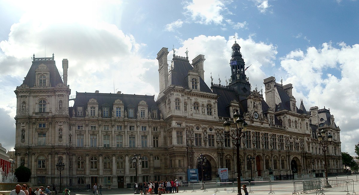 L'hôtel de ville de Paris