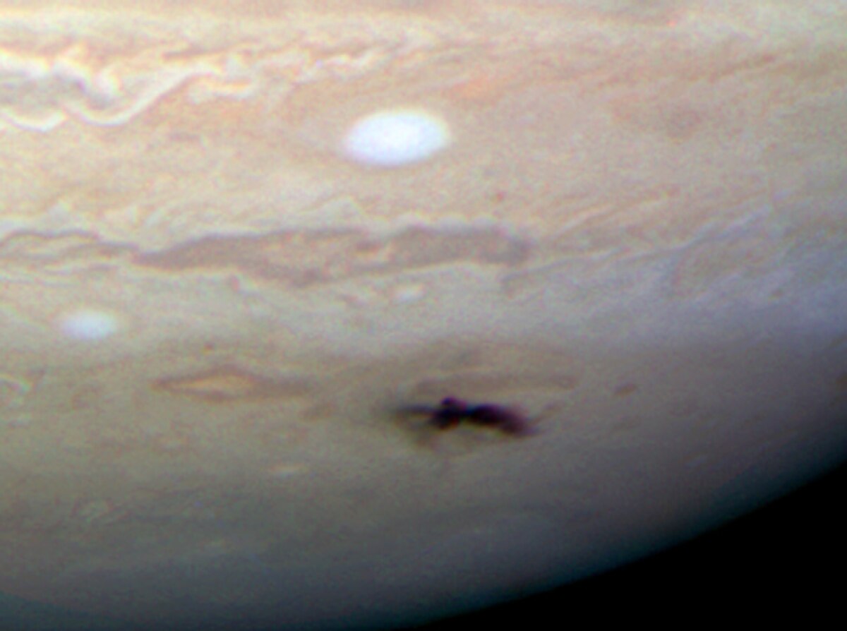 Impact sur Jupiter de juillet 2009
