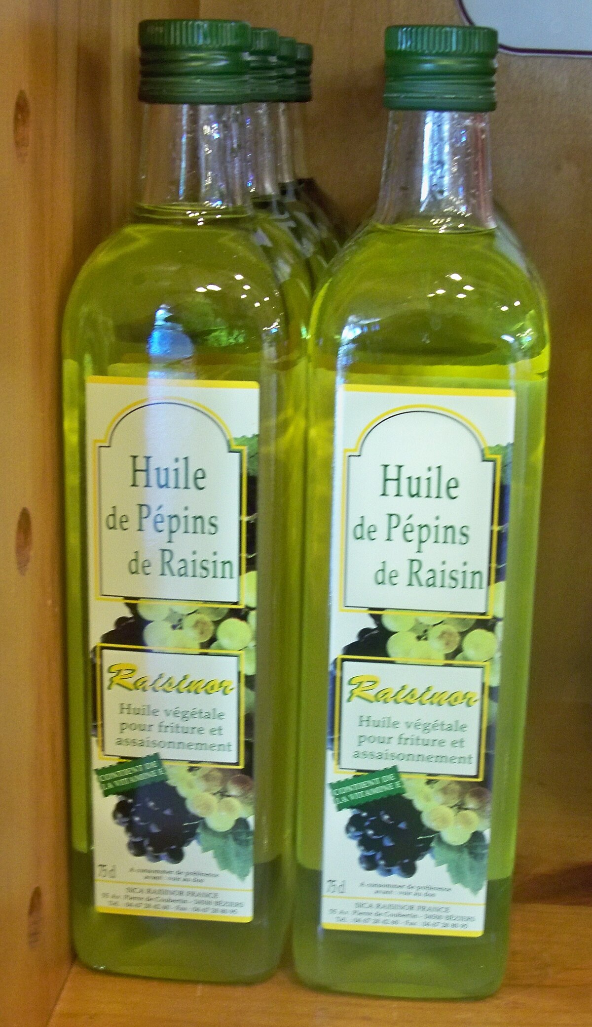Huile de pépins de raisin