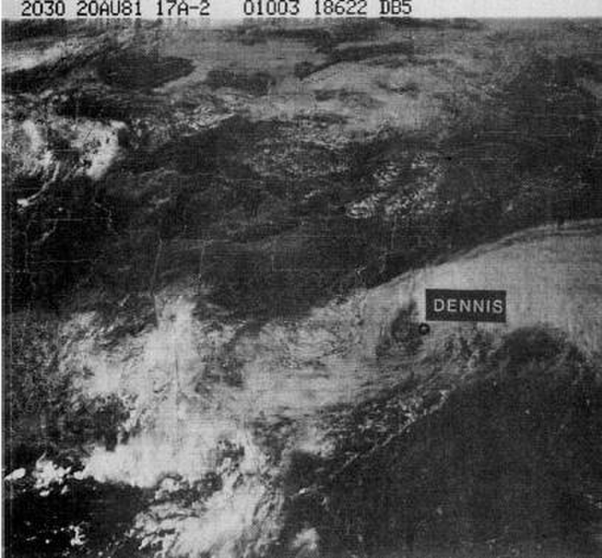 Ouragan Dennis (1981)