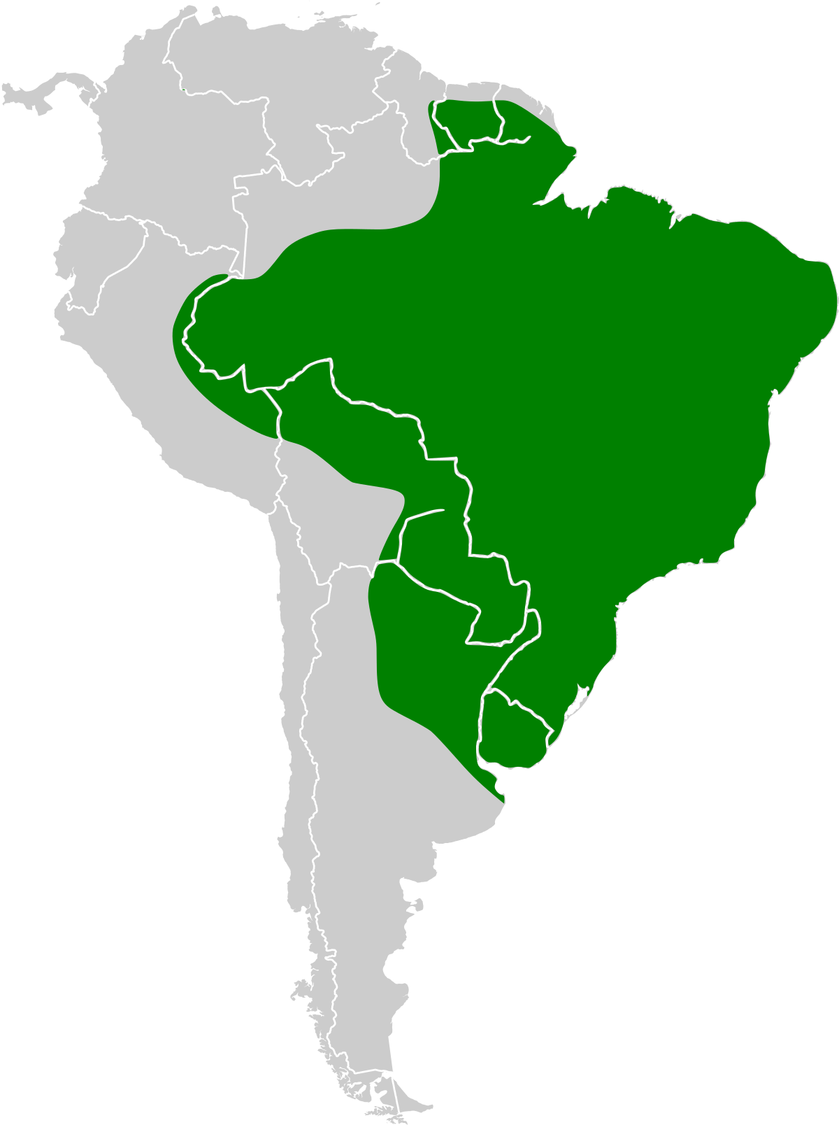 Icterus cayanensis map.svg