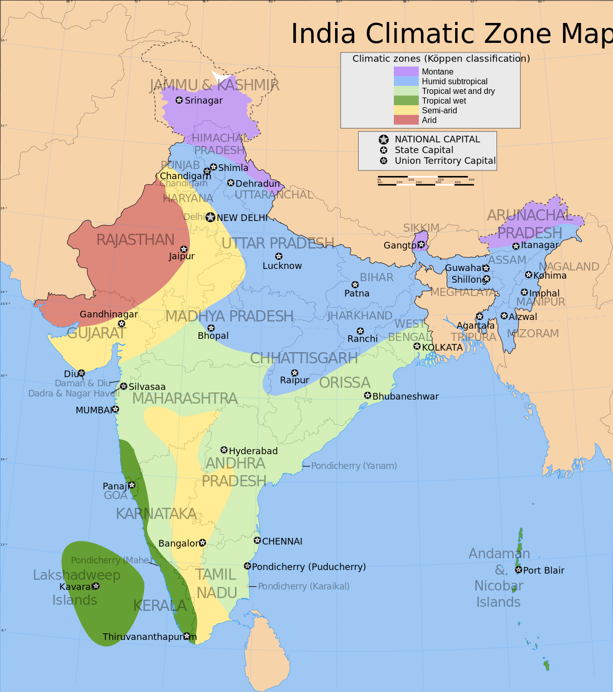 India climatic zone map en.svg