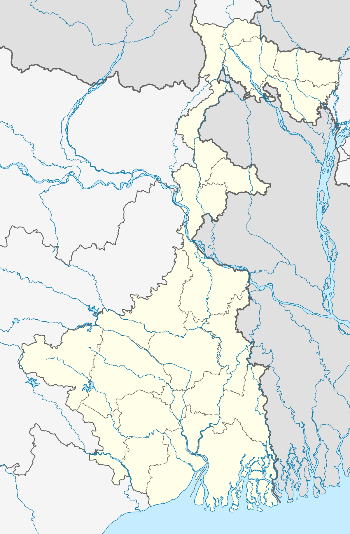 (Voir situation sur la carte de la zone Bengale-Occidental)
