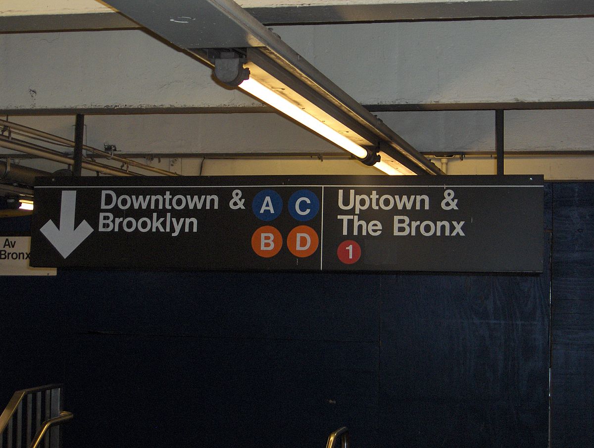 Panneau d'indication dans une station.
