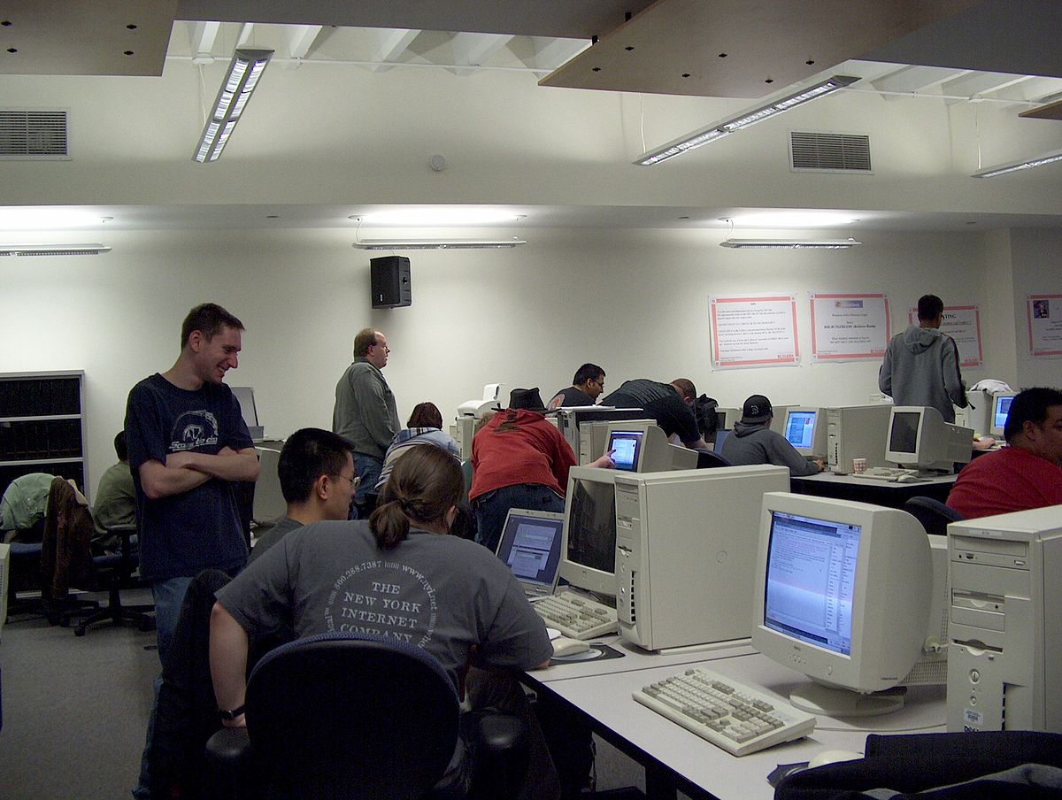 Une install-party à l'Université Rutgers aux Etats-Unis