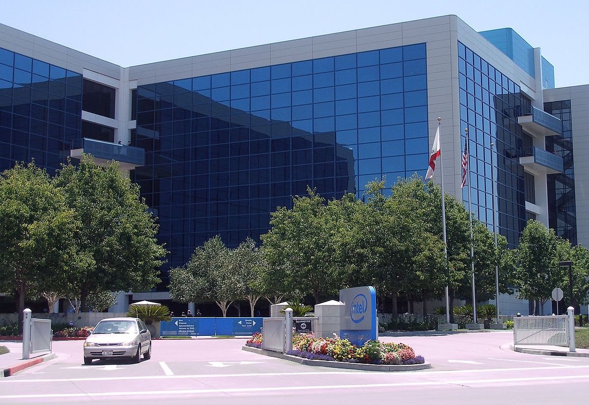 Siège social de Intel à Santa Clara dans la Silicon Valley au nom de Robert Noyce, inventeur des circuits intégrés
