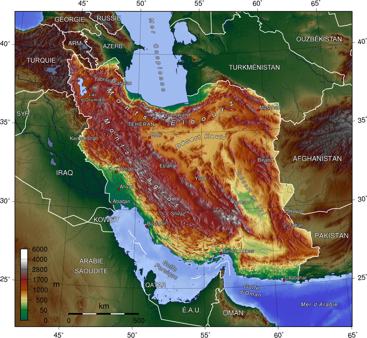 Géographie de l'Iran