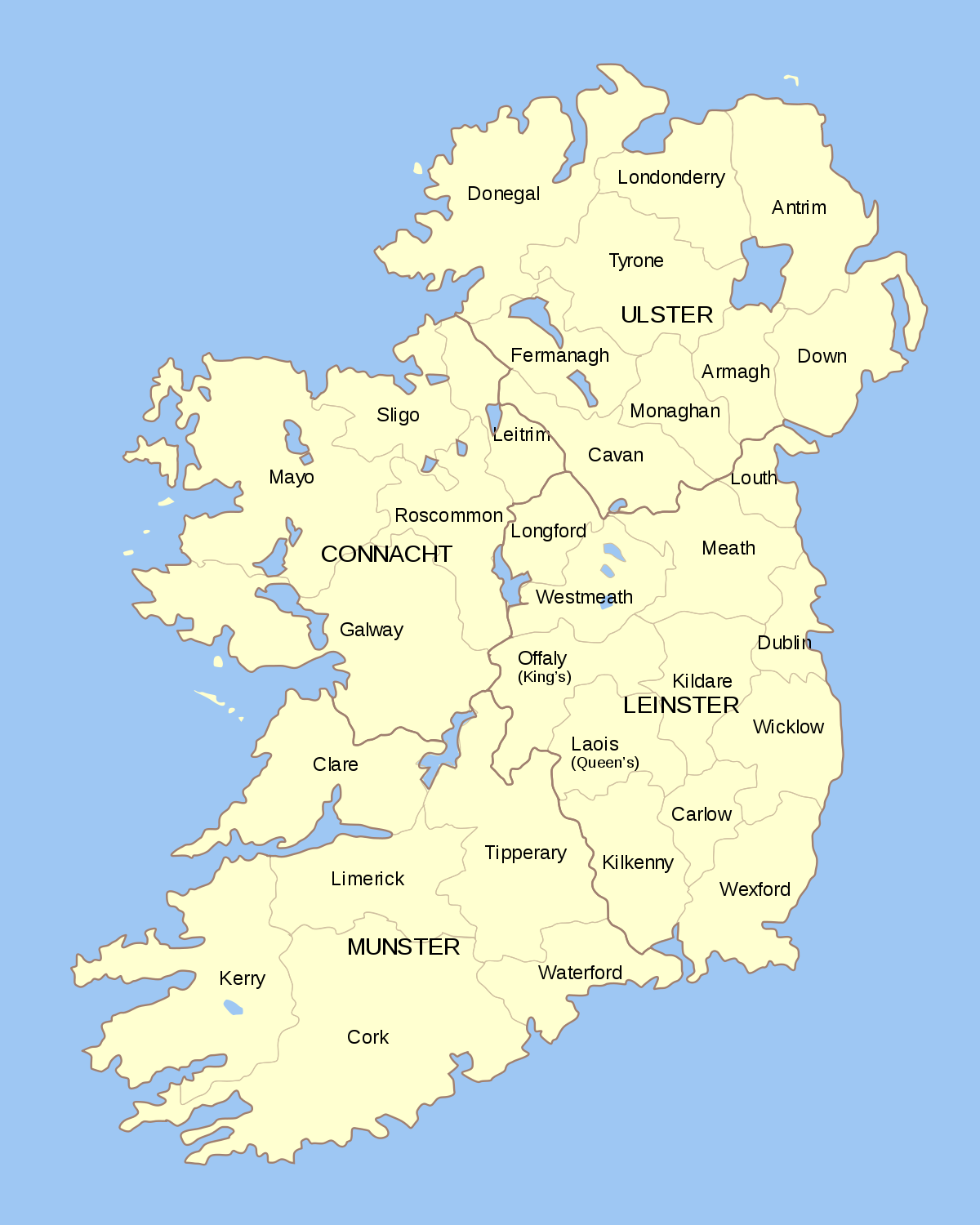 Liste des cathédrales d'Irlande