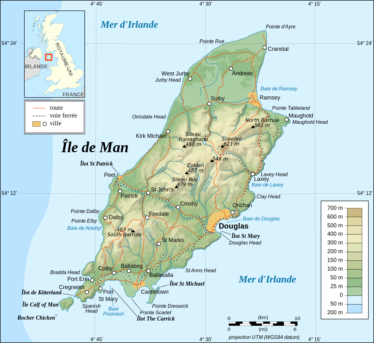 Géographie de l'île de Man