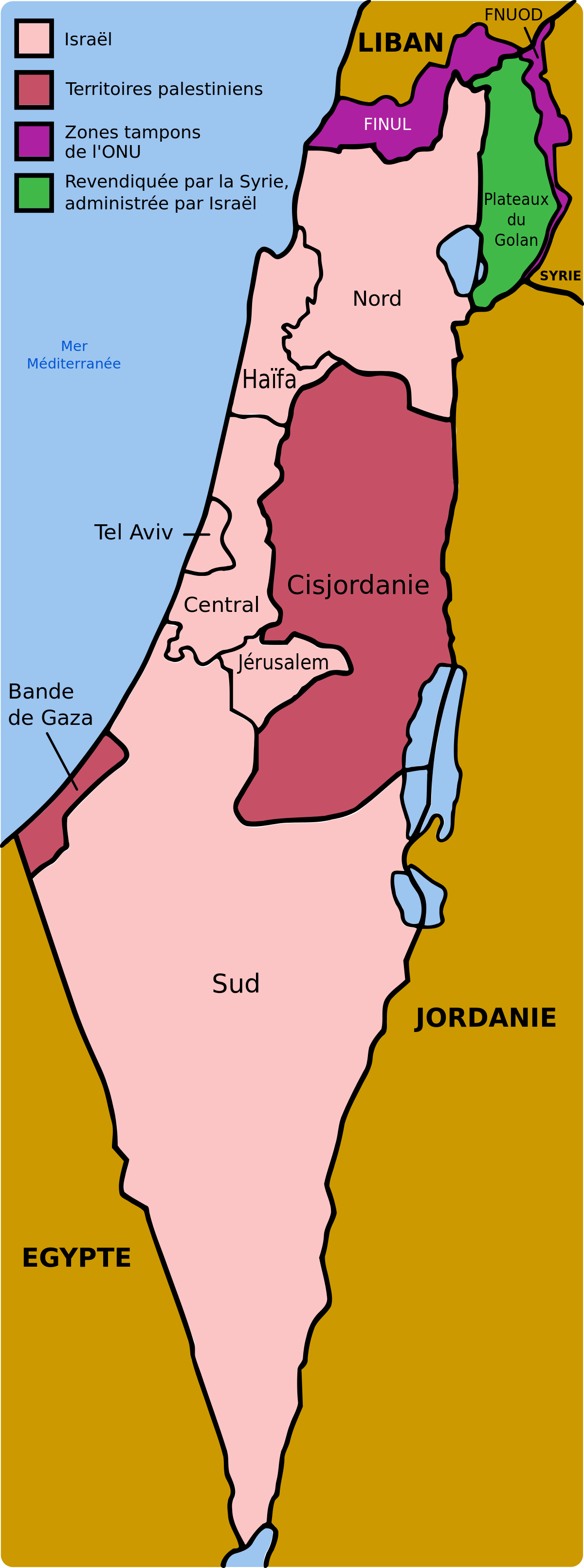 Frontières d'Israël